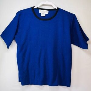 Women's Blue Crew‎ Neck Sweater